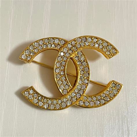 yellow chanel brooch|pre owned chanel brooch.